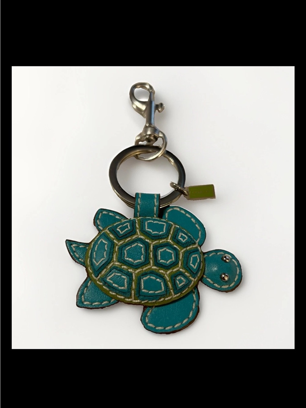 Coach Leather Sea Turtle Bag Charm, 2004-Style: #92095 *Limited Edition*